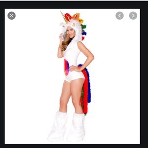 Deluxe unicorn romper costume from Yandy